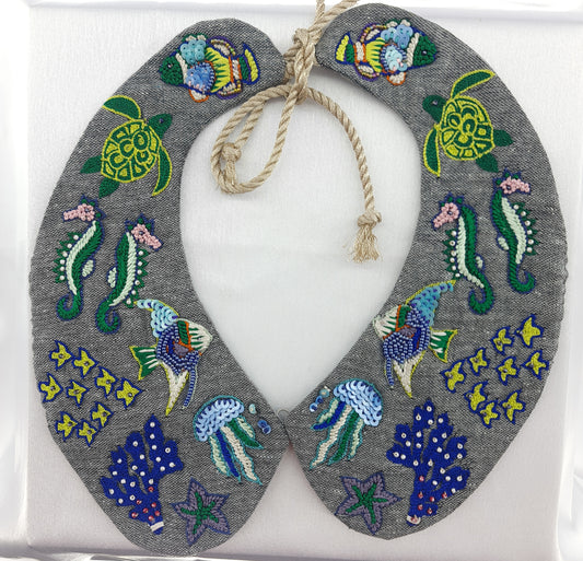 Collar with Sealife