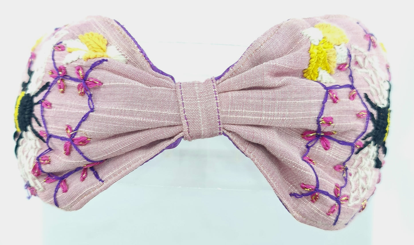 Bee and Honeycomb Knotted Headband